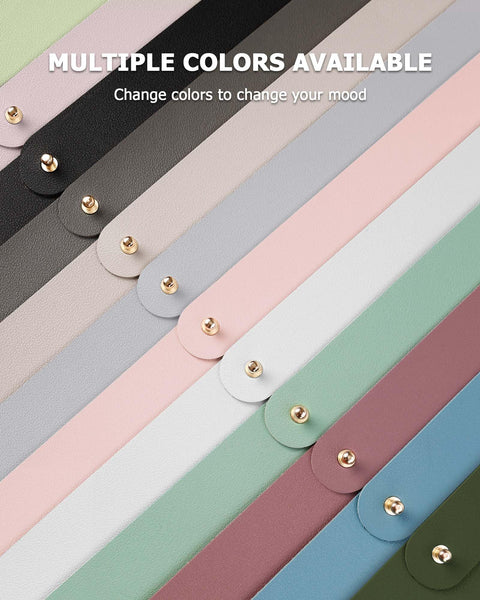 MOLMO Non-Slip Desk Mat, Waterproof Desk Pad Table Protector, Easy Clean Laptop Mat Large Mouse Pad Leather Writing Mat with Suede for Office /Home/Decor (Light Green, 60 x 35 cm)