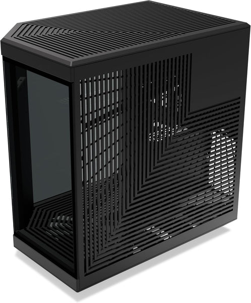 HYTE Y70 Touch Infinite Dual Chamber ATX Mid Tower Modern Aesthetic Case with Integrated 2.5K LCD Touchscreen - Pitch Black