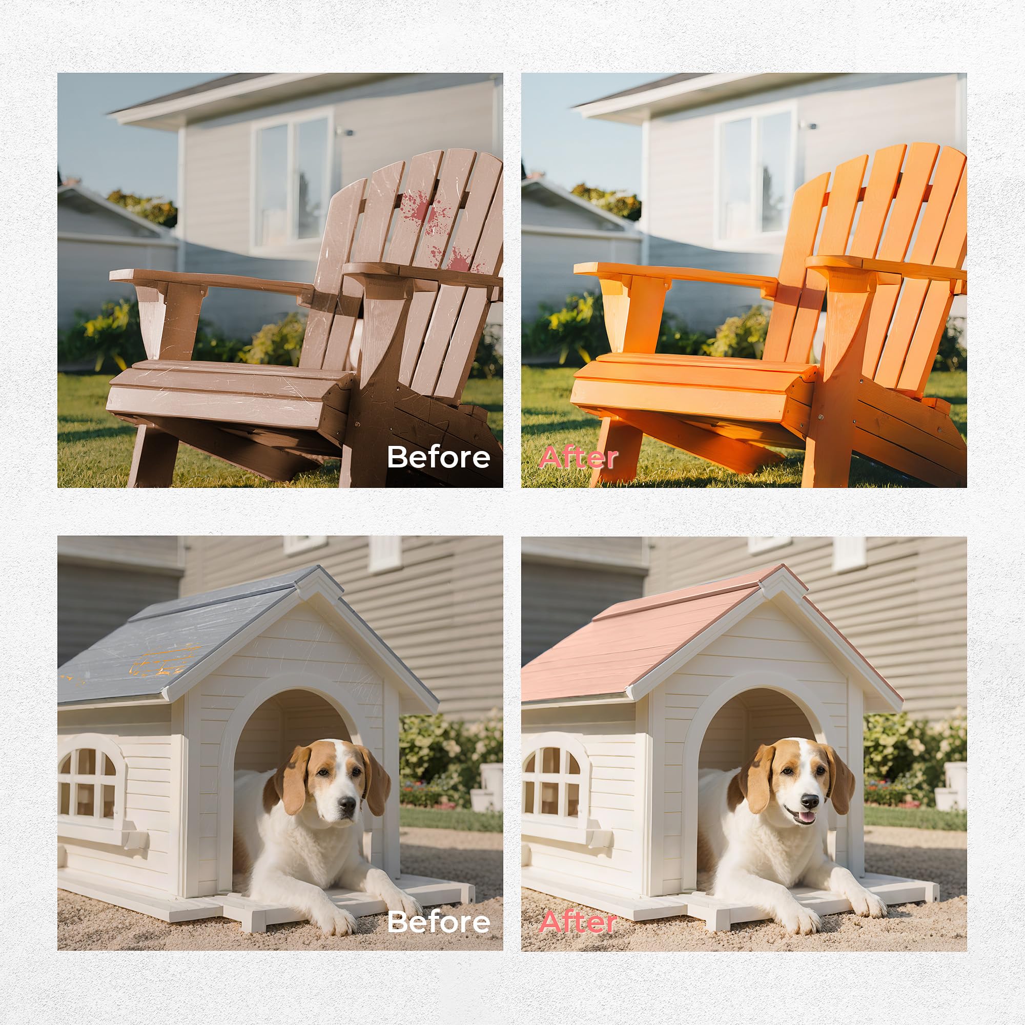 Tilswall Paint Sprayer, Ultra-Light Electric Paint Spray Gun with 600ml Detachable Cup, 2 Nozzles & 3 Patterns - Perfect for Fences, Sheds, Walls, Ceilings, Furniture, Cabinets, Garden & DIY, White