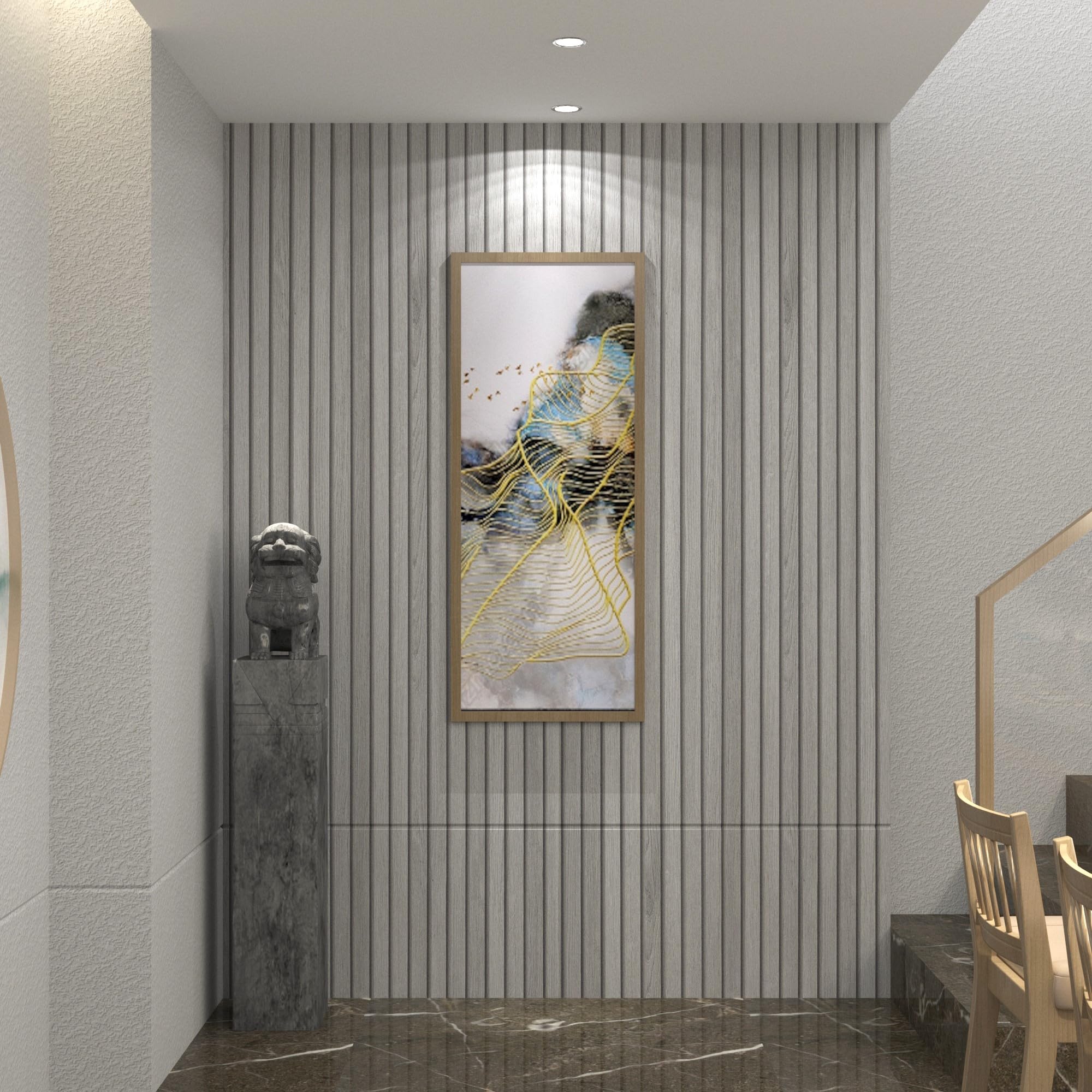 JSEVEM 40CM×3M Air Guide Design Extra Thick Beige Light Brown Wood Wallpaper Peel and Stick Waterproof Brown Wood Contact Paper Vinyl Self Adhesive Matte Textured Furniture Sticker for Kitchen Cabinet