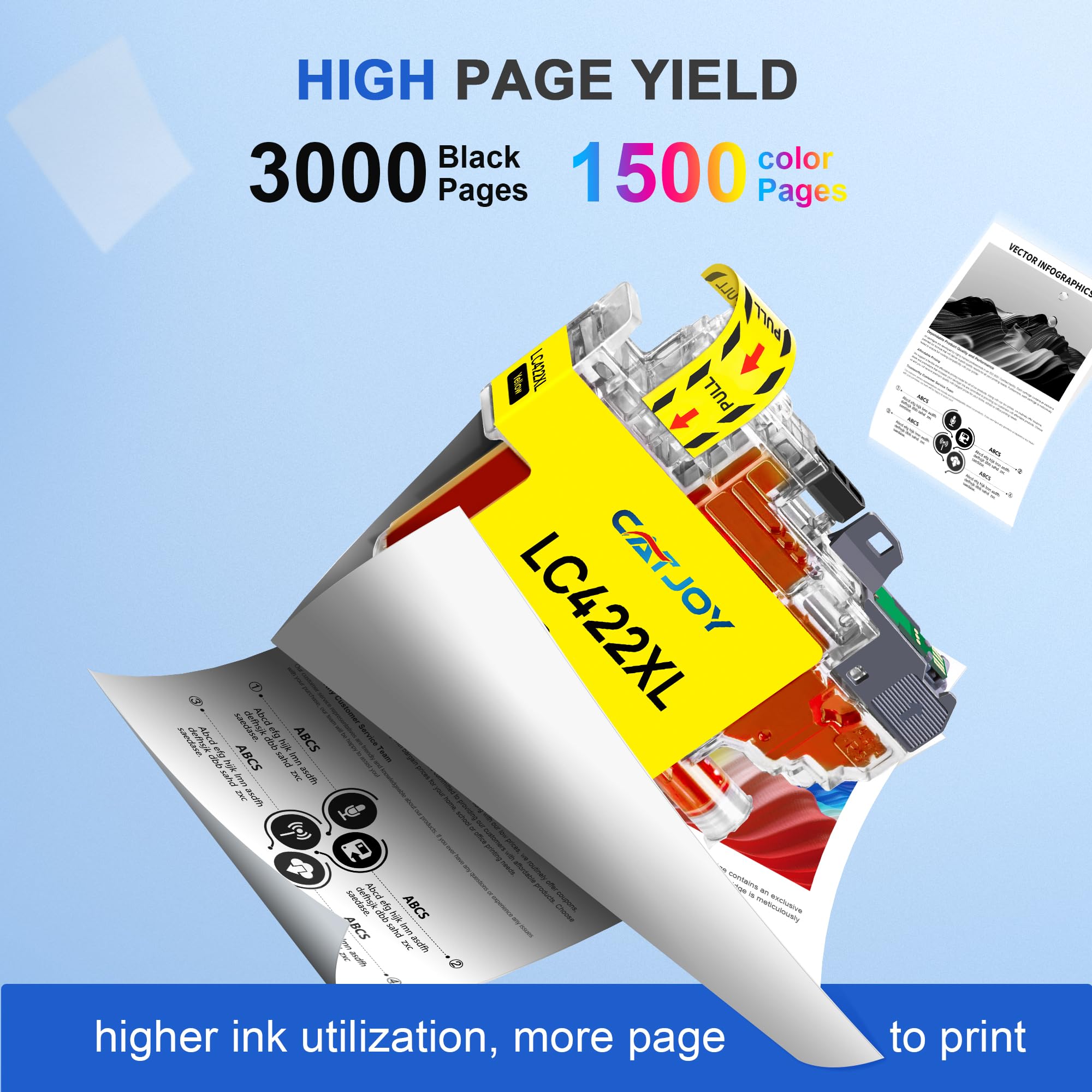 CATJOY 29XL Ink Cartridge Replacement for Epson 29 XL 29 Ink Cartridge for Expression Home XP-342 XP-335 XP-235 XP-442 XP-352 XP-247 XP-255 XP-332 Printer (10 Pack)