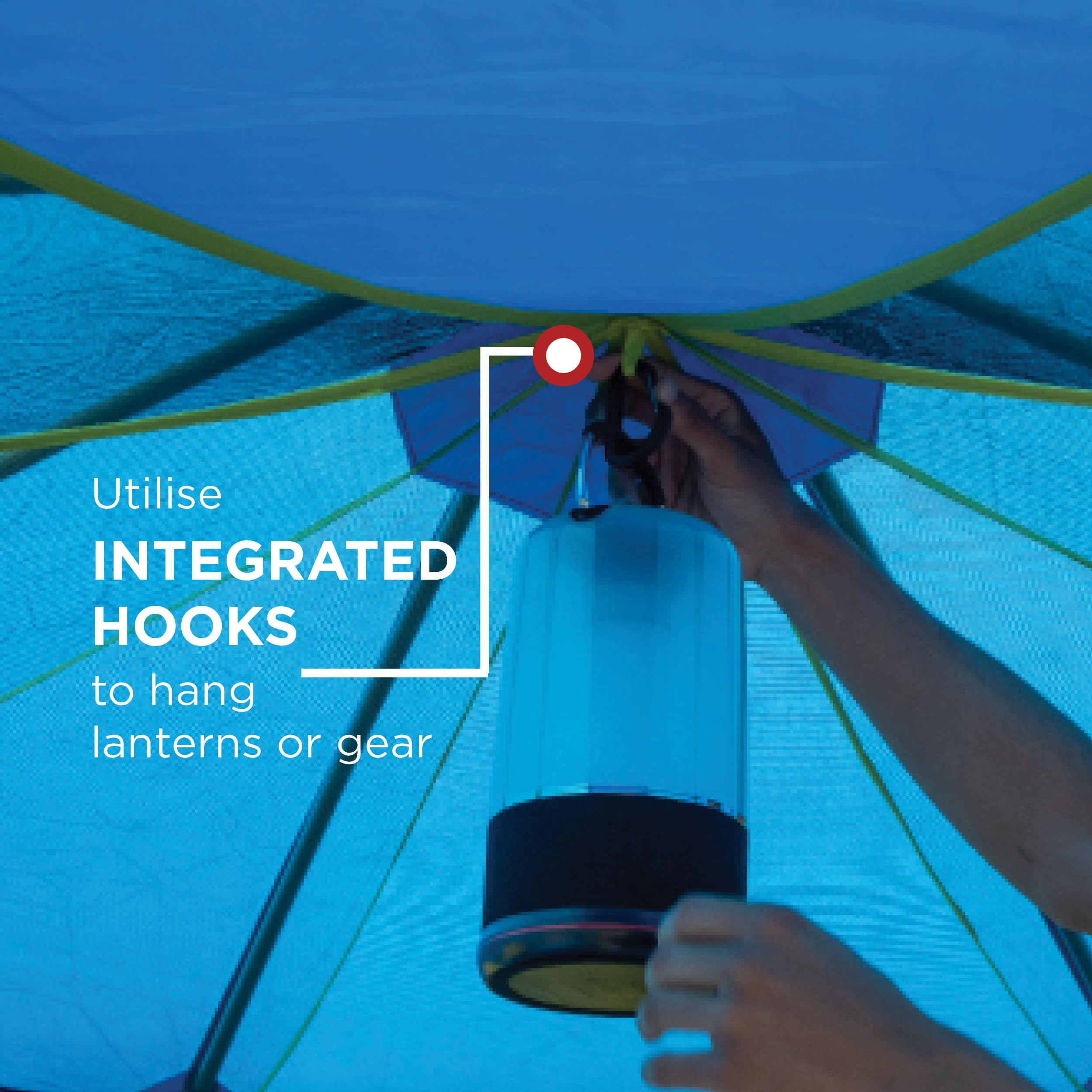 Coleman Tent Octago, 3 Man Tent Ideal for Camping in the Garden, Dome Tent, Waterproof 3 Person Camping Tent with Sewn-in Groundsheet