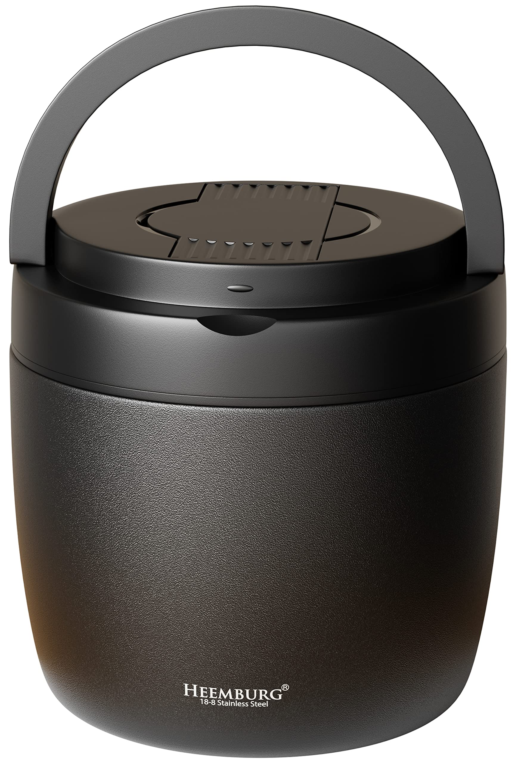 Heemburg Thermal Food Flask Jar Lunch Box Stainless Steel Insulated Double Wall Thermo Container for Meals, Soup or Fruit, for Office and Outdoors