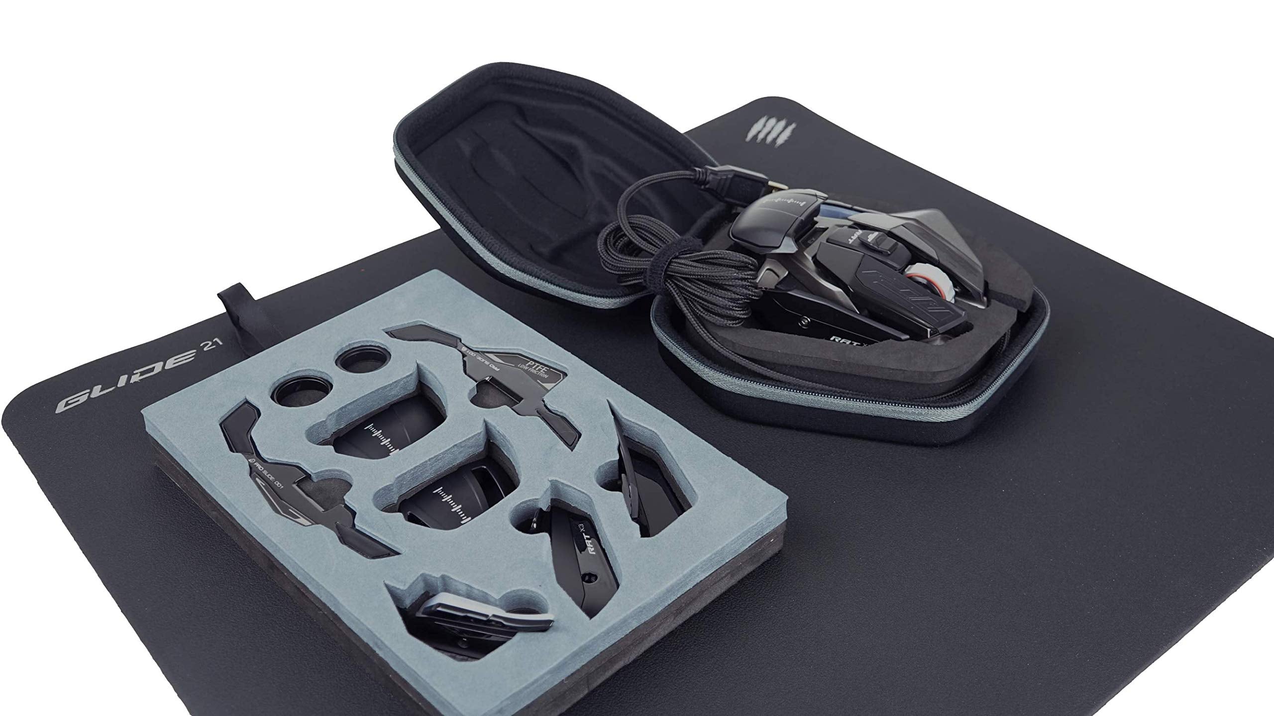 MAD CATZ R.A.T. 8+ Gaming Mouse (USB/Black/16000dpi/11 Buttons) - MR05DCINBL000-0