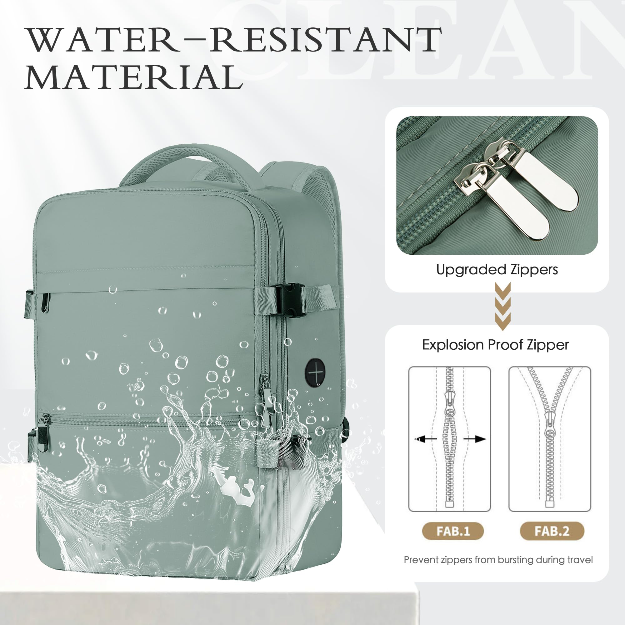 for Ryanair Cabin Bags 40x20x25 Underseat Cabin Bag Carry Ons Hand Luggage Bag Travel Backpack Cabin Size for Ryanair Backpack with Charging Hole