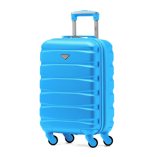 Flight Knight Set of 3 Lightweight 4 Wheel ABS Hard Case Suitcases Cabin & Hold Luggage Options Approved for Over 100 Airlines Including easyJet, British Airways, Ryanair, Jet2 & Many More