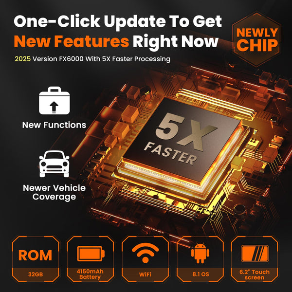 ANCEL FX6000 Bidirectional OBD2 Scanner, Car Diagnostic Tool for ABS/SRS/Transmission/Enigne,Diagnostic Machine for All Cars,Car Diagnostic Scanner with 10+ Active Test & 7 Reset Services,CANFD&DOIP