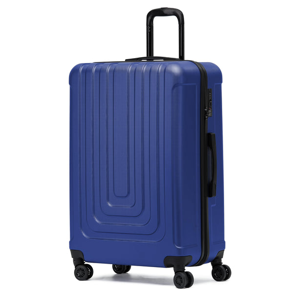 Flight Knight Premium Lightweight Suitcase - Built-in TSA Lock - 8 Spinner Wheels - ABS Hard Shell Check in Highly Durable Luggage - Medium - 67x45x26cm