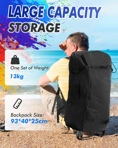 Victoper Inflatable Stand Up Paddle Board Surfboard Complete with Premium Paddle Board Accessories Wide Stable Non-Slip Paddle Boards for All Skill Yoga