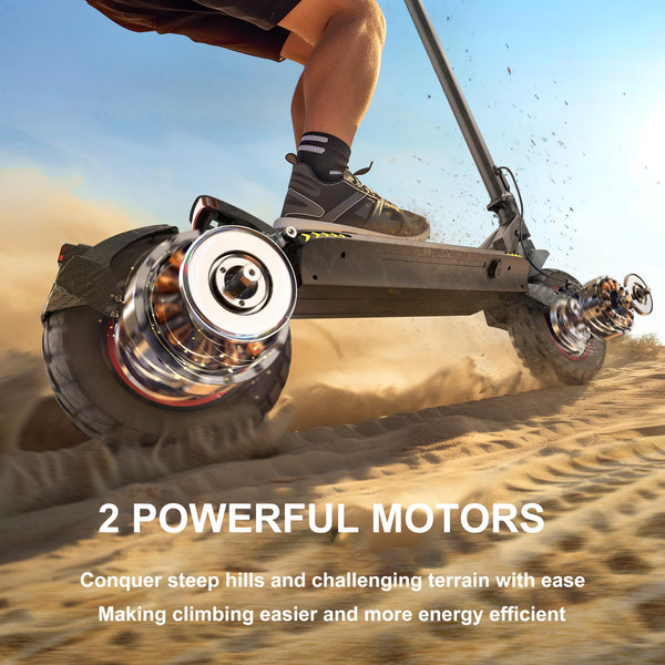 iScooter 45-80KM Range Off-road Electric Scooter,10" Tires iX4/iX7Pro Electric Scooter for Adult with APP Control, Large Capacity Battery, Multiple Speed Modes,4 Shock Suspension Fast E-Scooter