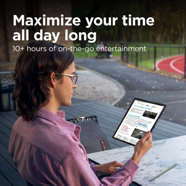 Lenovo Tab M9 Android tablet | 9-inch HD | 32GB | Clear Case + Film | WiFi | 3GB RAM | Arctic Grey | Designed for portable entertainment