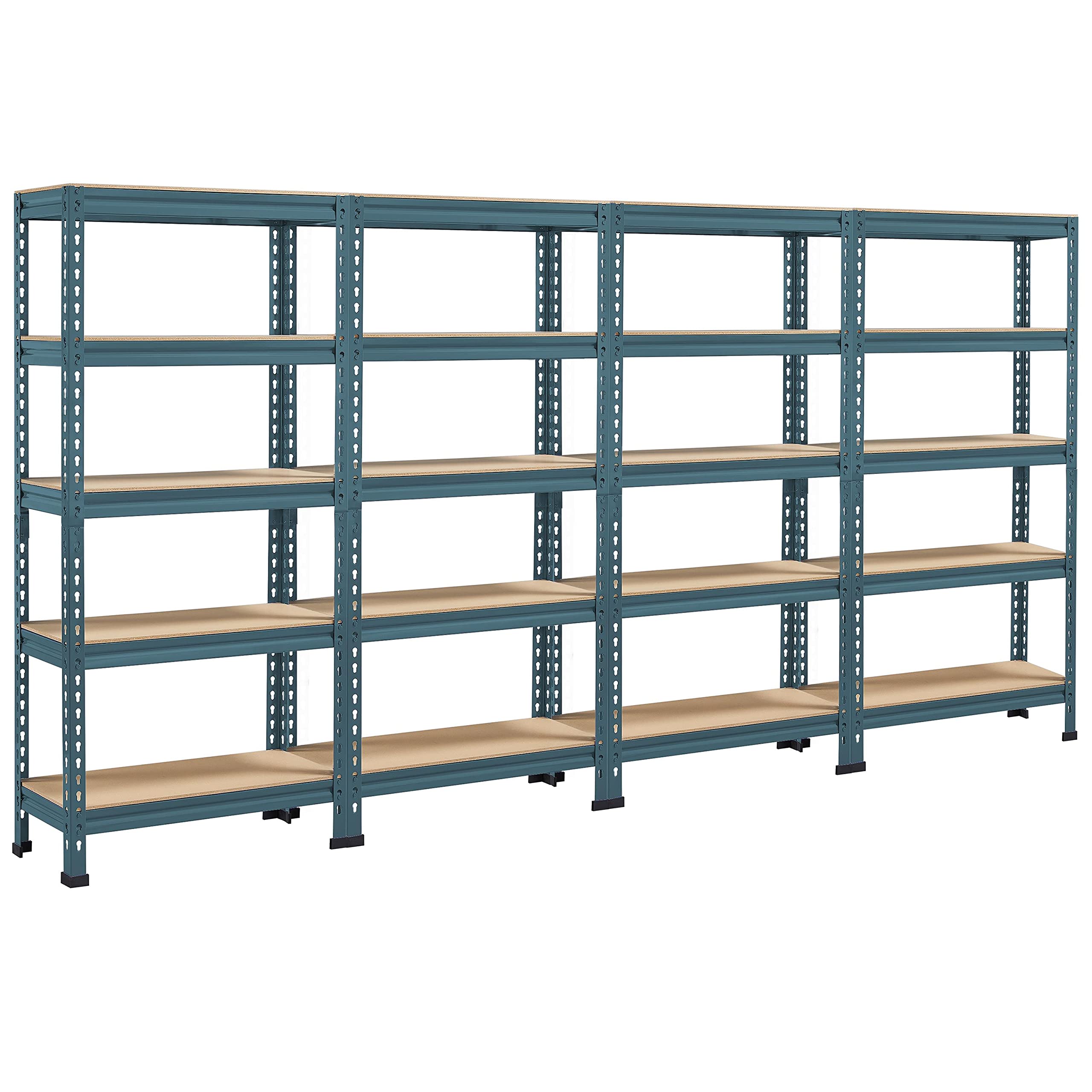Yaheetech 5 Tier Garage Shelving Units, Heavy Duty Racking shelves, 150KG Per Shelf/750KG Capacity, 70cmx30cmx150cm（LxWxH,Dark Gray