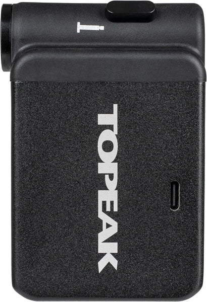 Topeak E-Booster Digital Electric Pump with Digital Gauge for Bicycle Tyres, Black