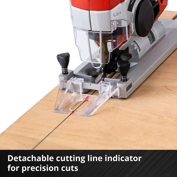 Einhell Power X-Change 18V Cordless Jigsaw With Angle Adjustment - Battery Powered Electric Saw To Cut Wood, Plastic and Metal - TE-JS 18/80 Li Jig-Saw Tool (Battery Not Included)