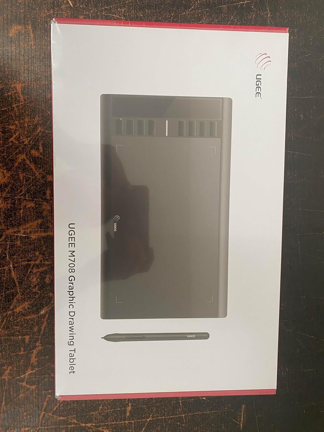 UGEE M708 Drawing Tablet,10x6in 3D Digital Graphics Tablet with 8192 Level Battery-free Tilt Pen,8 Hot Keys,Art Design Creation Tablet for PC with Windows 11/10/8/7,Mac OS 10.10 or above,Chromebook