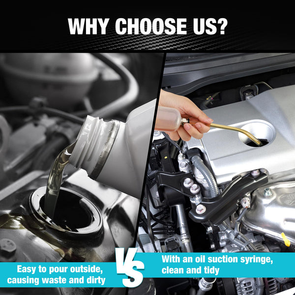 DURATECH 200cc Engine Oil Extractor Fluid Suction Pump| Keeps Engine Bay Clean with Oil Syringe | Oil Syringe and Fluid Extractor Change Engine Oil Efficiently | Suction Pump for Variety Applications