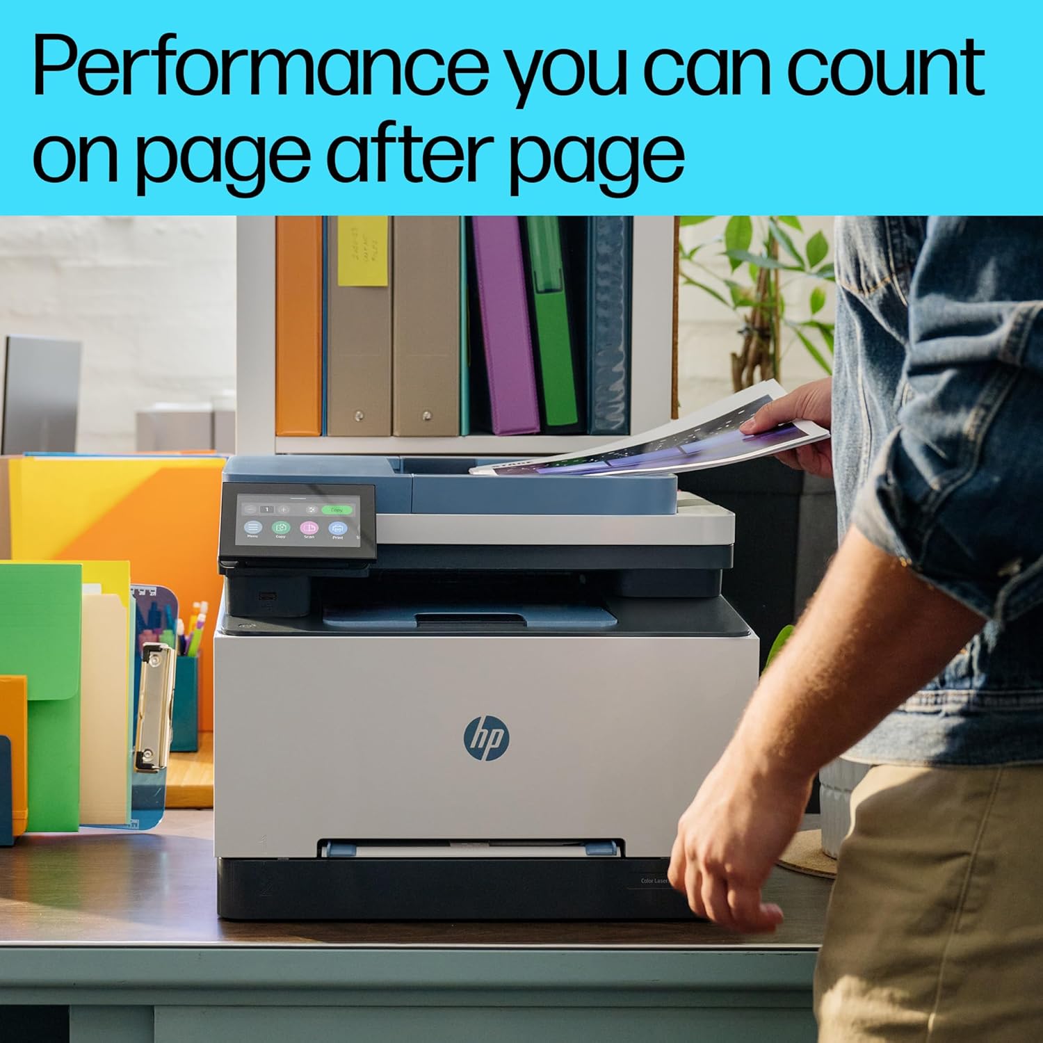 HP LaserJet Pro MFP 3302fdw Laser Printer | Colour | Printer for Small Medium Business | Print, Scan, Copy, Fax | Automatic document feeder | 2-Sided Printing | Wireless | Front USB port | Touchscreen