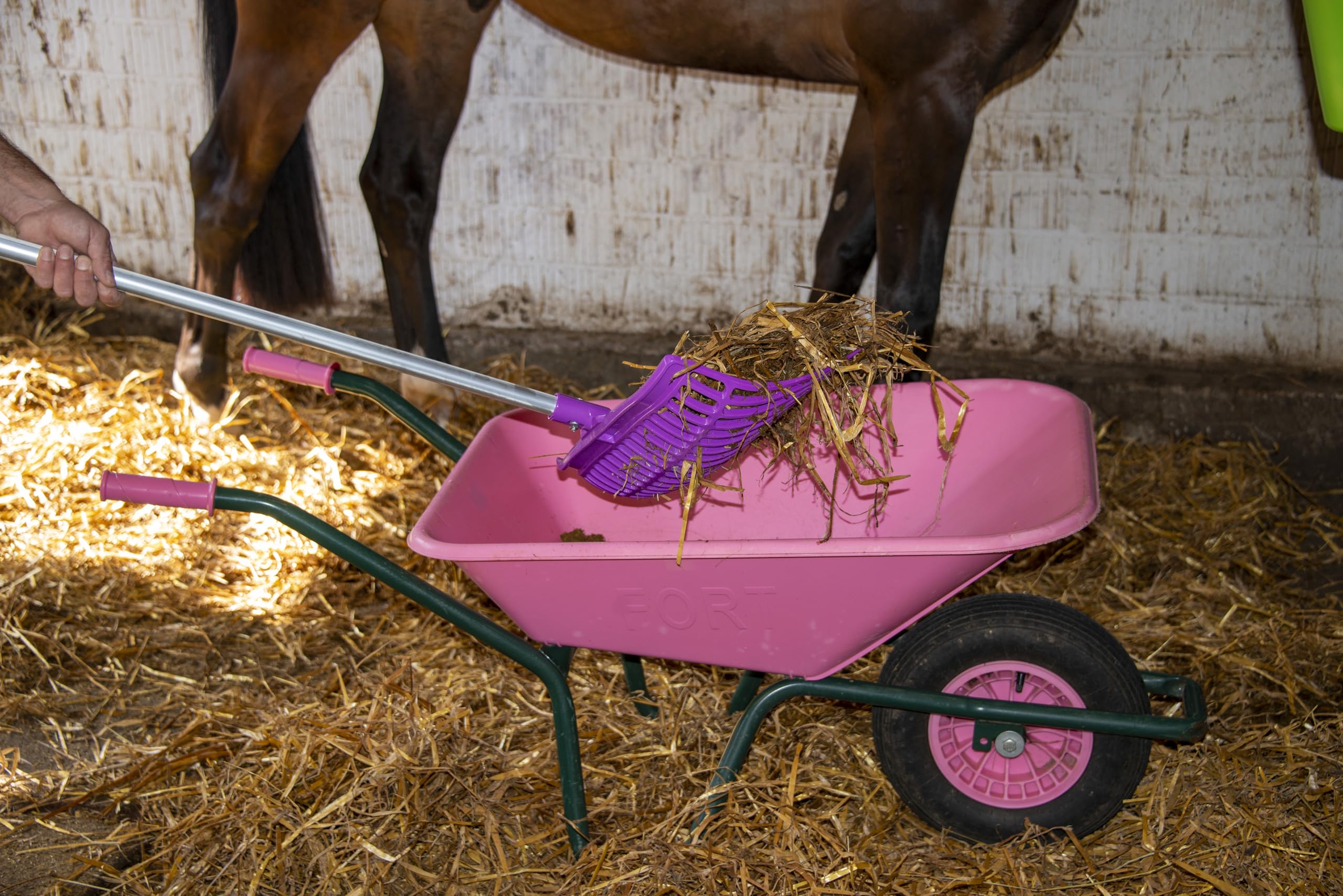 horizont Swedish 34711LI Manure Fork Shavings Fork Purple