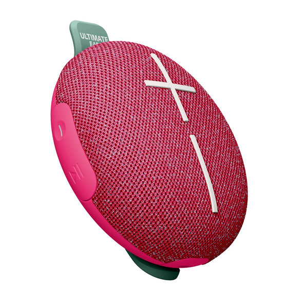 Ultimate Ears MINIROLL Ultra-Portable Waterproof Bluetooth Speaker, Big Bass, IP67 Dustproof, 40 m (131 ft) Range - Calming Pink