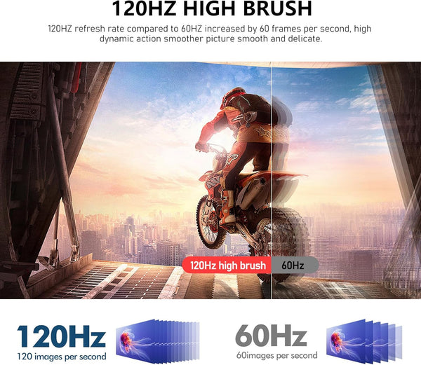 Gawfolk 34 Inch Ultrawide Curved 144Hz Gaming Computer Monitor 1500R PC Screen 21:9 UWQHD (3440x1440),Adaptive Sync,178° Viewing Angle,Display Port、HDMI 2.0, VESA75x75MM-Black