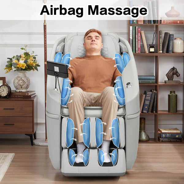 ROTAI Full Body Massage Chair,Zero Gravity Massage Chair for Home,Back Massagers for Pain Relief,Rocking Chair with Heat