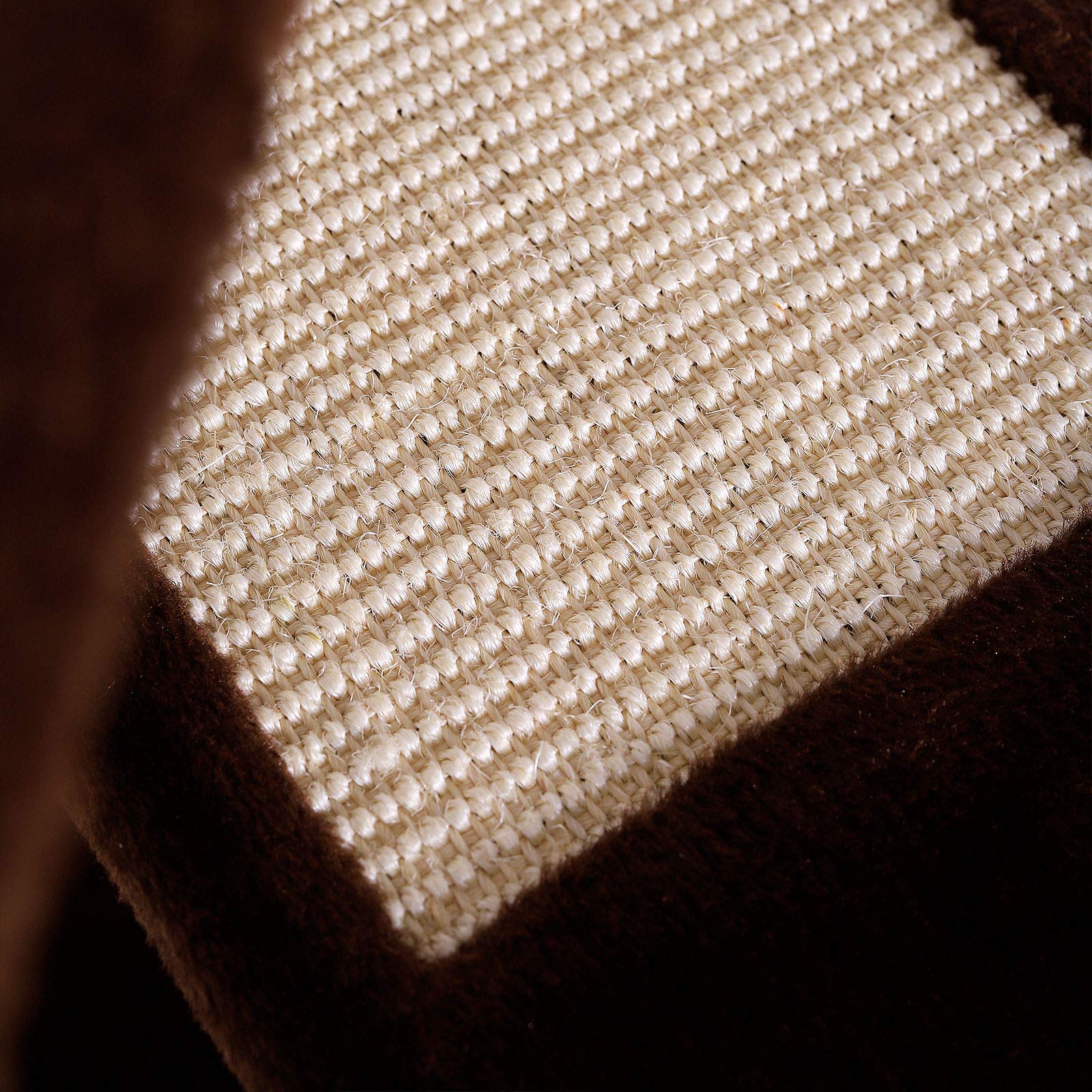 dibea Cat Scratcher Cat Tree Activity Centre Scratching Post 100 cm two coloured (brown/beige)