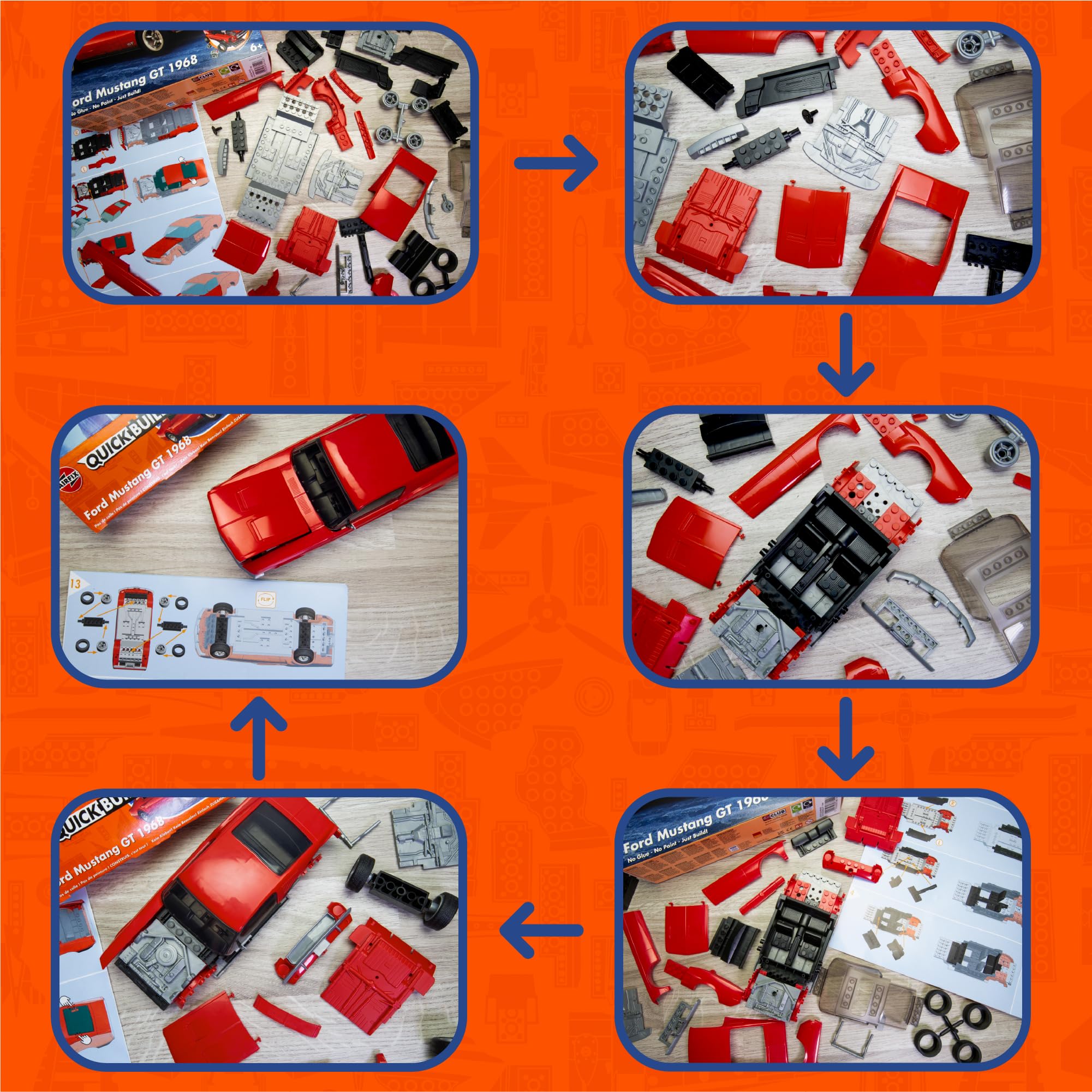 Airfix QUICKBUILD Lamborghini Aventador - Yellow