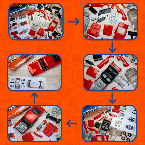 Airfix QUICKBUILD Lamborghini Aventador - Yellow