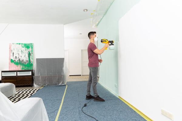 WAGNER Universal Sprayer W 690 FLEXiO - Electric Paint Sprayer for dispersion/latex paints, varnishes & glazes - interior and exterior usage, 15m²-6 min, 1800 ml/800 ml capacity, 630 W, 3.5 m hose