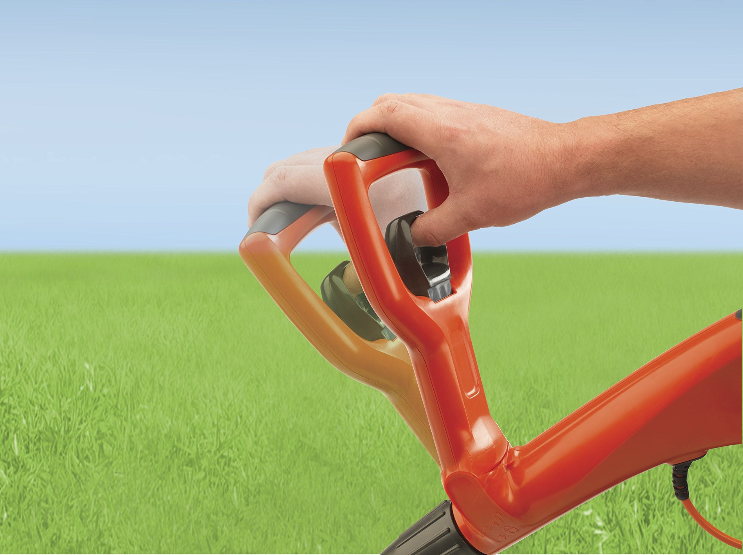 Flymo Contour 500E Electric Grass Trimmer and Edger, 500 W, Cutting Width 25 cm, Orange