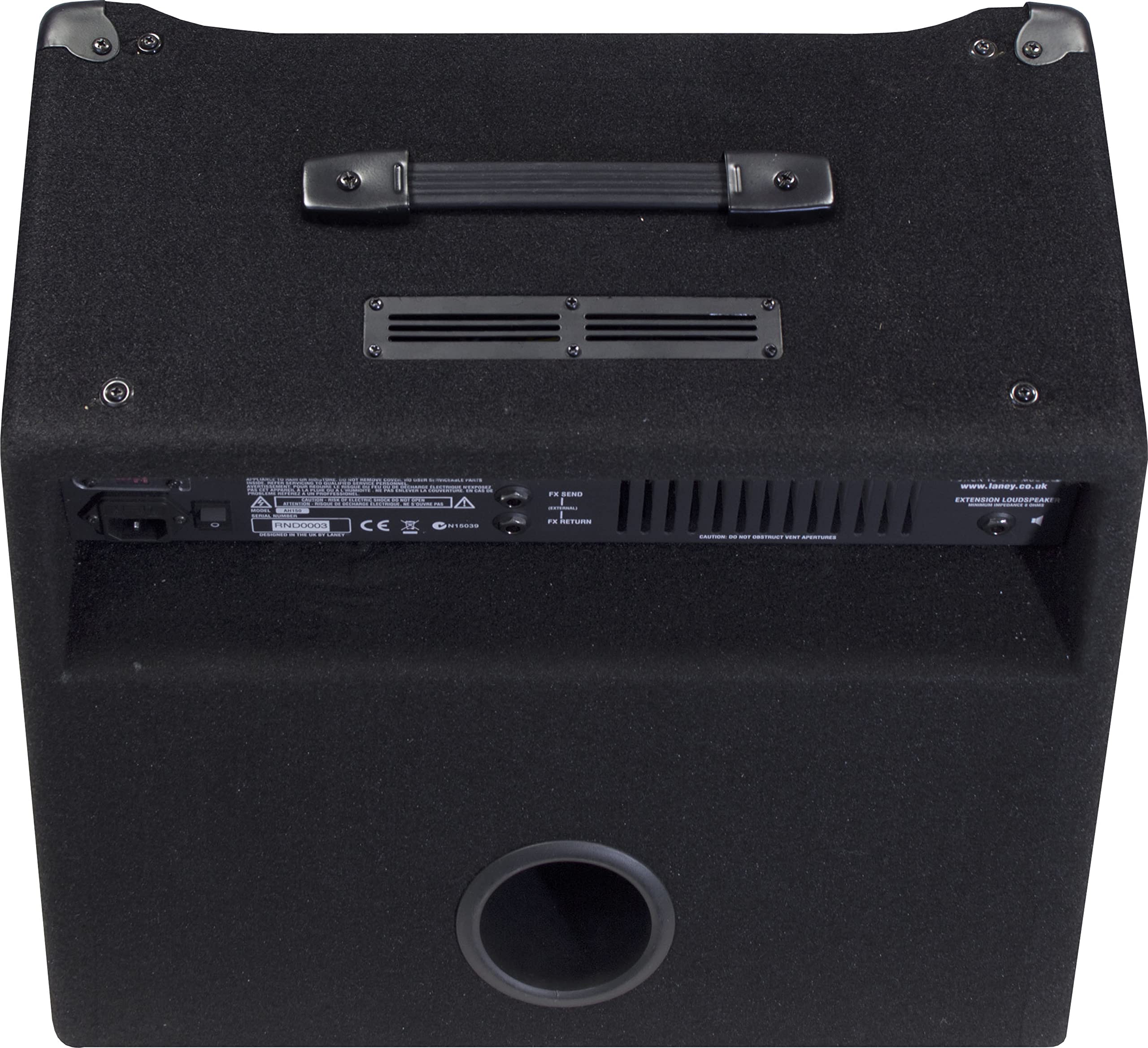 Laney AUDIOHUB Series AH80 - Multi-Input Combo Amp - 80W - 10 inch Woofer plus Horn, Black