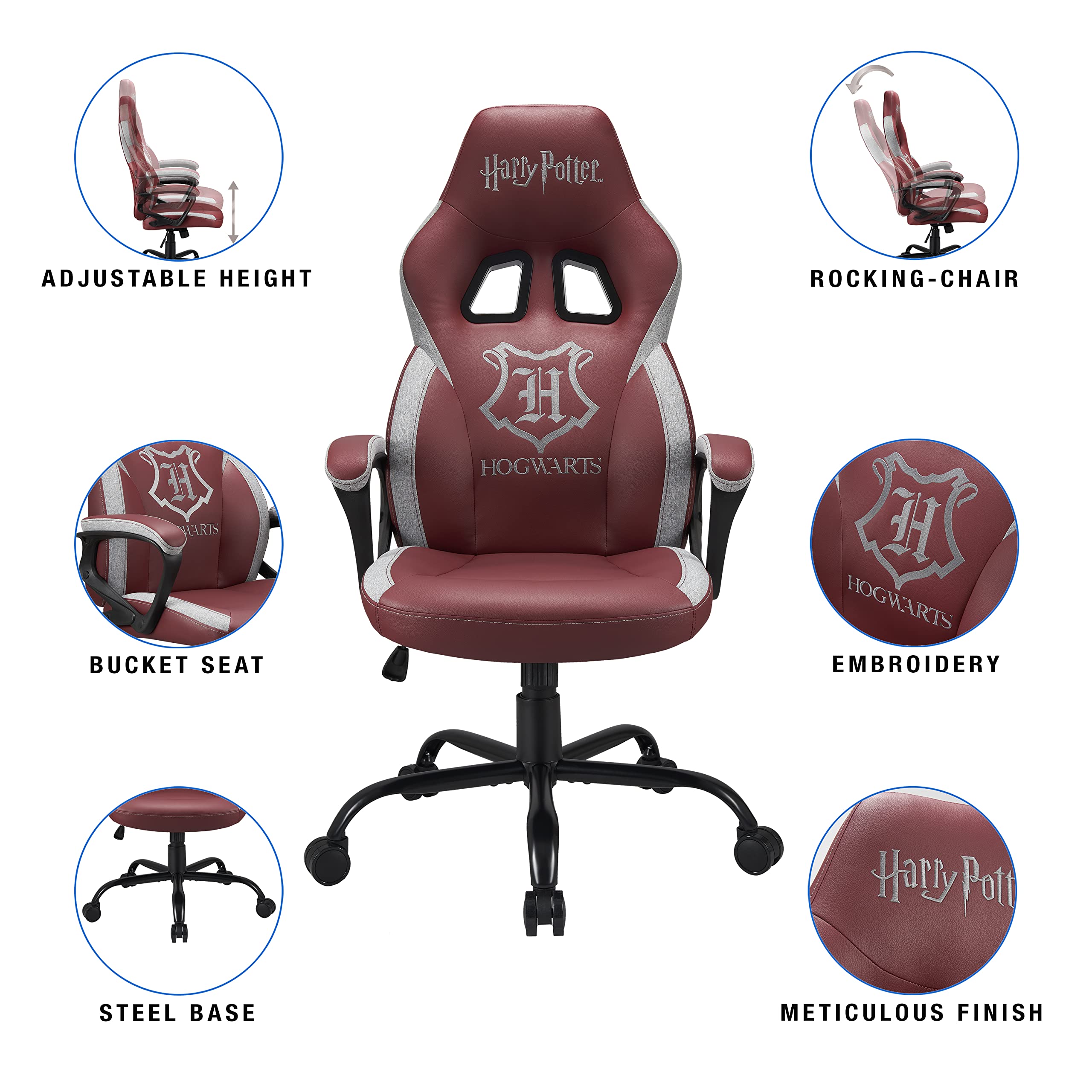 Subsonic Harry Potter - Junior gamer chair - Gaming office chair - Official License