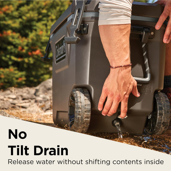 Coleman Convoy Heavy-Duty Insulated Hard Cooler with handles| large capacity| Keeps Ice for up to 5 Days| Full foam insulation| Large Durable Portable Cool Ice Box for Rugged Outdoor Use & Jobsites