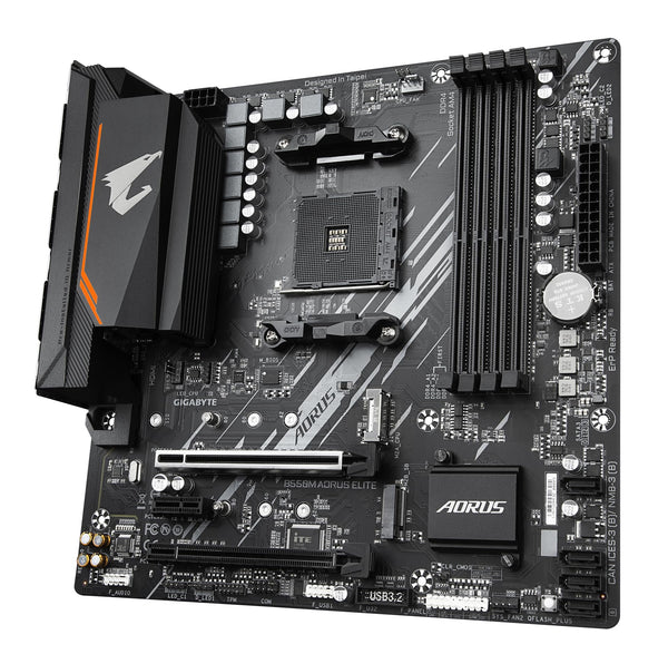 Gigabyte B550 AORUS ELITE V2 Motherboard - Supports AMD Ryzen 5000 Series AM4 CPUs, 12+2 Phases Digital Twin Power Design, up to 4733MHz DDR4 (OC), 2xPCIe 3.0 M.2, 2.5GbE LAN, USB 3.2 Gen1