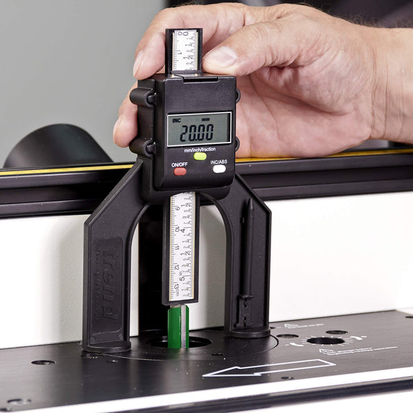 Trend Digital Depth Gauge, 60mm Jaw Opening, Precision Rebate & Groove Setting, GAUGE/D60, Black