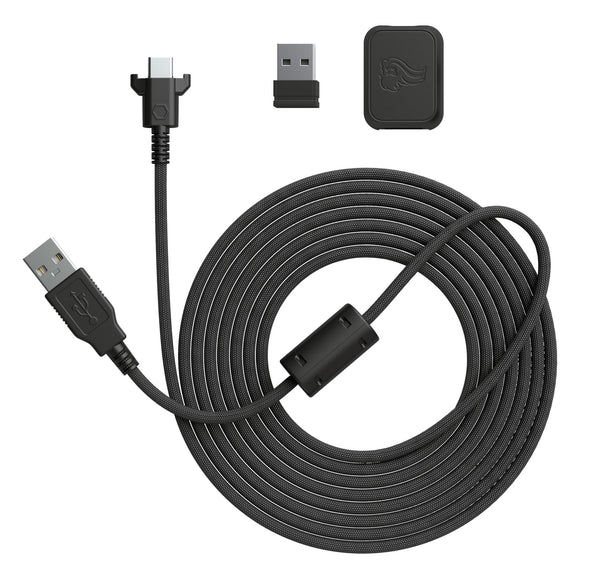 Glorious Gaming Model D Wireless Gaming Mouse - 69g Superlight, Lag Free 2.4Ghz Wireless, Up To 71 Hour Battery, RGB, BAMF Sensor, Ergonomic, 6 Buttons - White