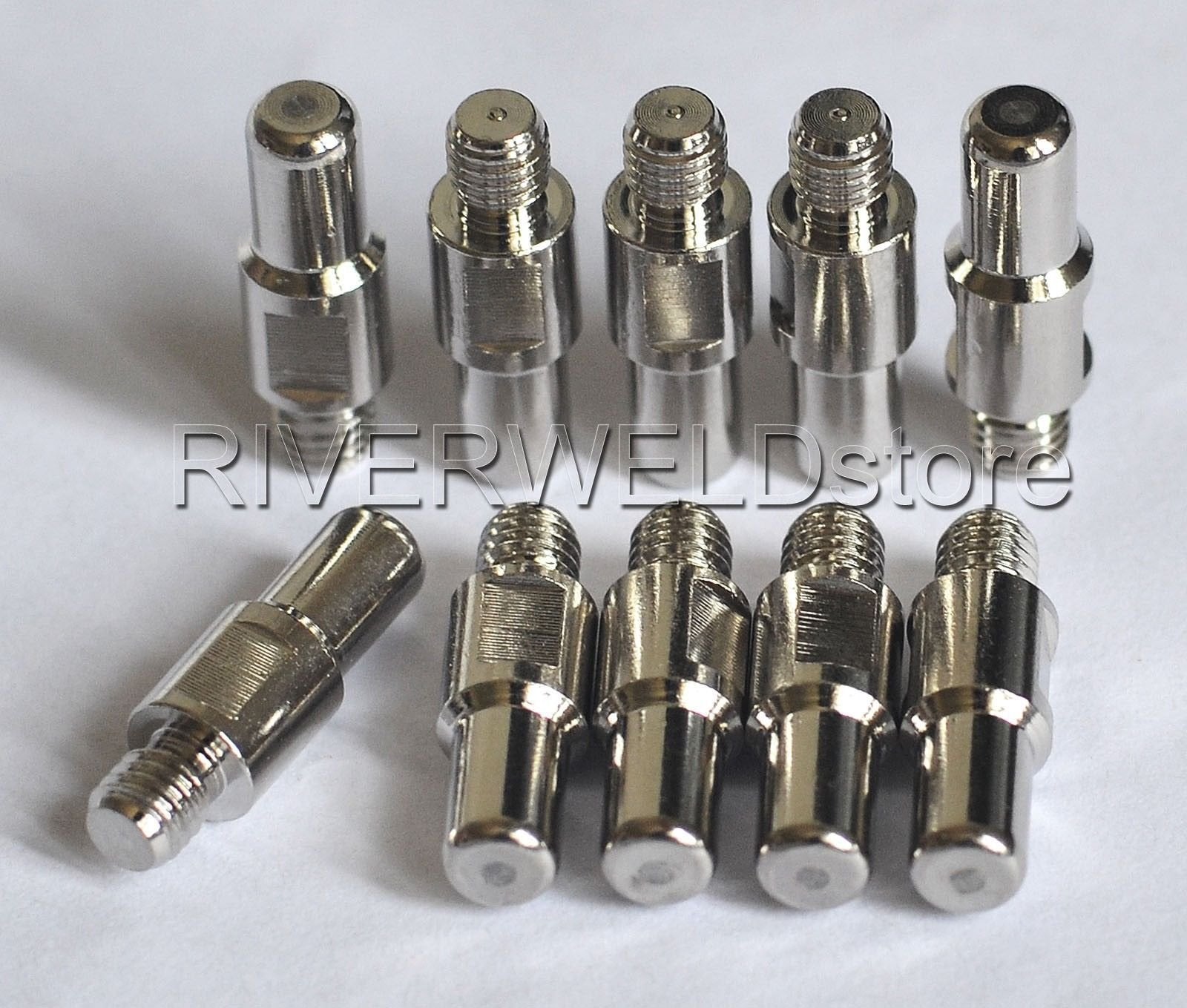 RIVERWELD S45 Plasma Torch Head OEM and Plasma Electrode PR0110 Plasma Tips 0.8 PD0116-08 Outside Nozzle Retaining Cap PC0116 Air Diffuser PE0106 Stand Off Guide CV0010 kit 22pcs