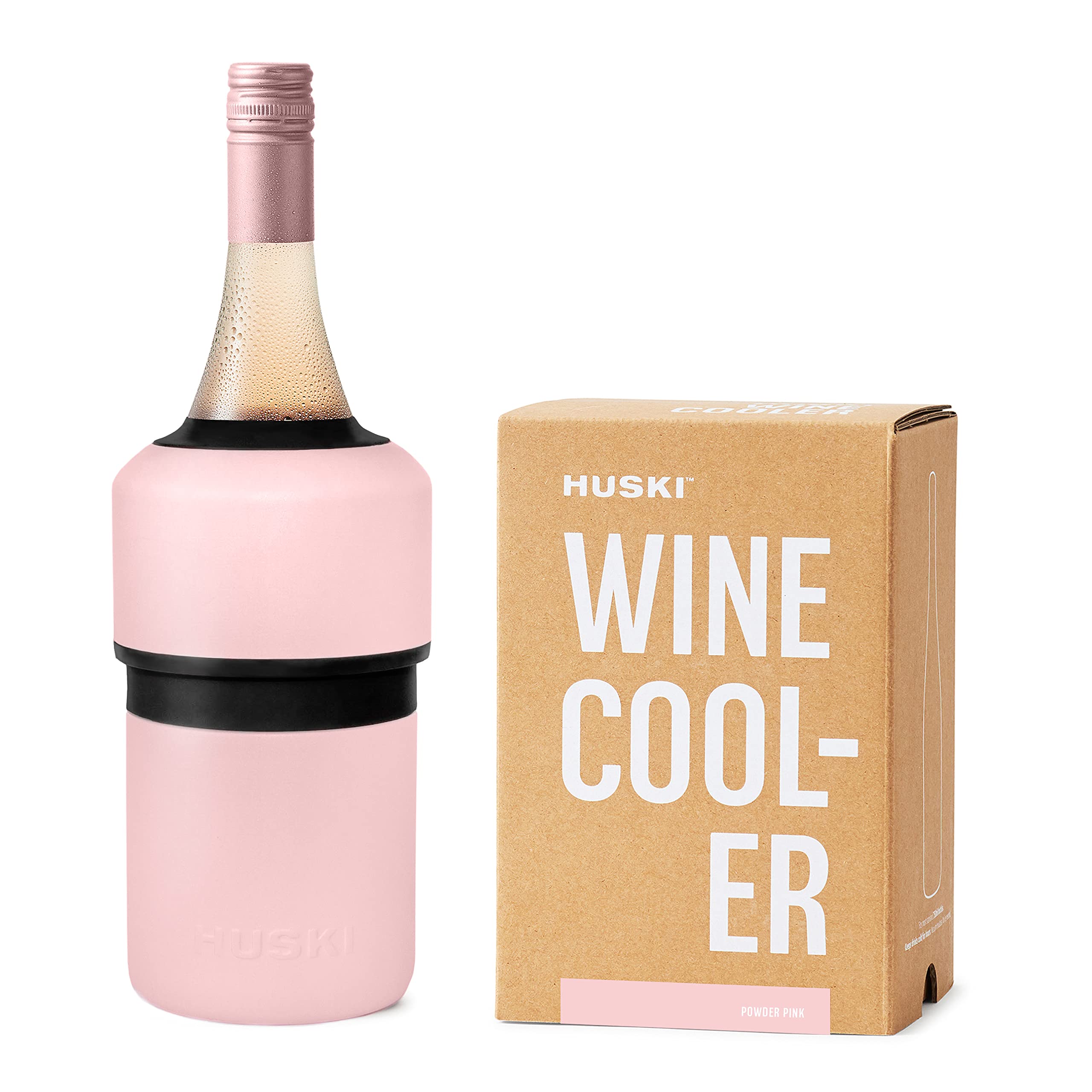 Huski Wine Cooler | Award Winning Iceless Design | Keeps Wine Cold up to 6 Hours | Wine Accessory | Next Generation Ice Bucket | Fits Some Champagne