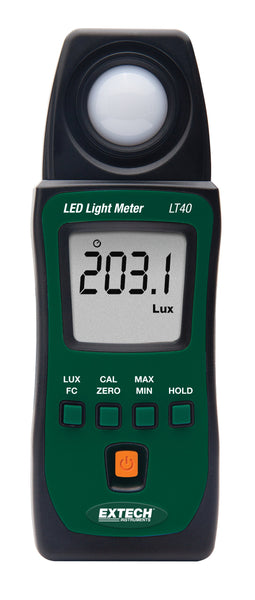 Extech LT40 LED Light Meter for Measure The Illuminance of White LED Light