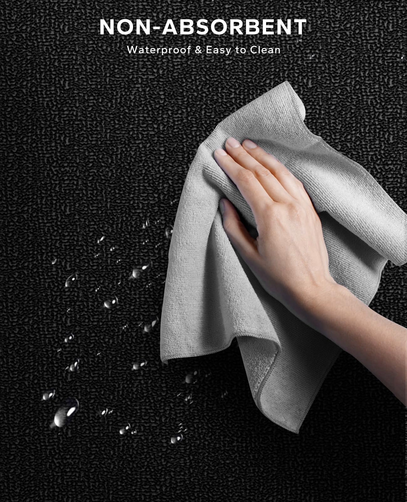 HAPBEAR Exercise Equipment Mat-72" x 36"x1/4" (183 x 92cm?6mm), Treadmill Mat, Exercise Bike Mat, Heavy-Duty Floor Protector, Non-slip, Noise