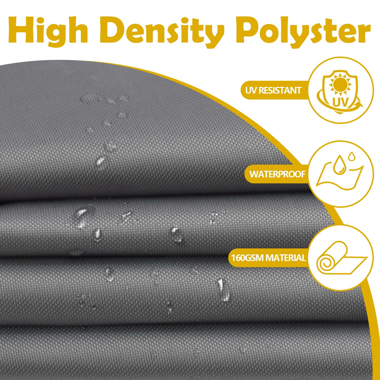 Mokani Sun Shade Sail for Garden, 3x4m Rectangle Sunscreen Awning Canopy, Waterproof Shade Sails with Accessories, 95% UV Block Sail Shades, Sun