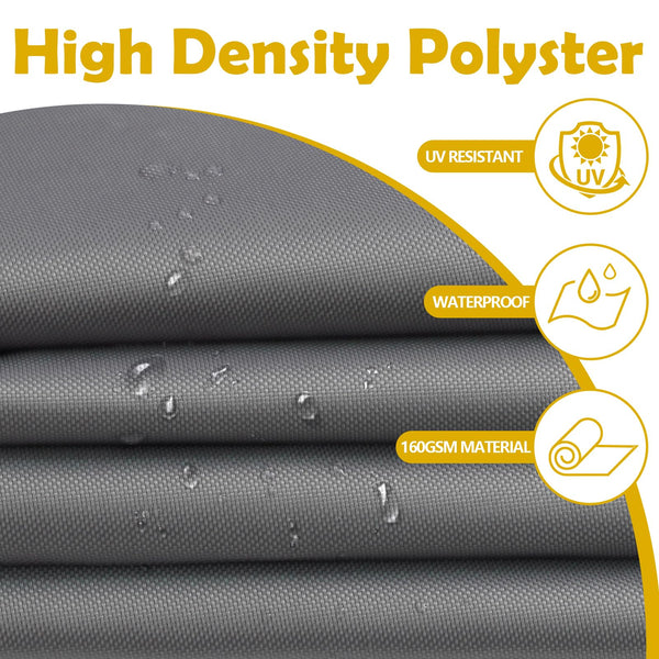 Mokani Sun Shade Sail for Garden, 3x4m Rectangle Sunscreen Awning Canopy, Waterproof Shade Sails with Accessories, 95% UV Block Sail Shades, Sun