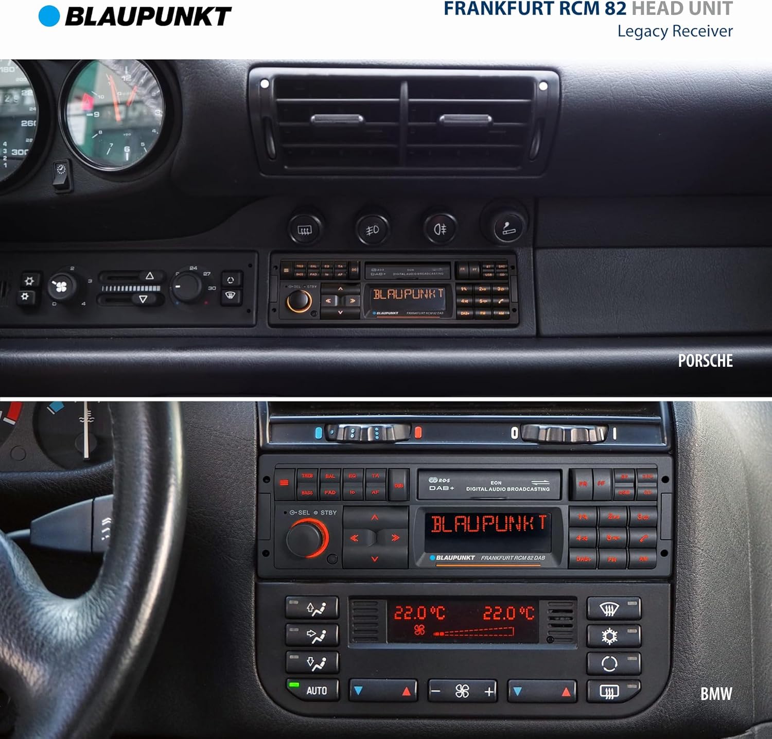 Blaupunkt Frankfurt RCM82 Retro Stereo with DAB+, USB, AUX & Bluetooth