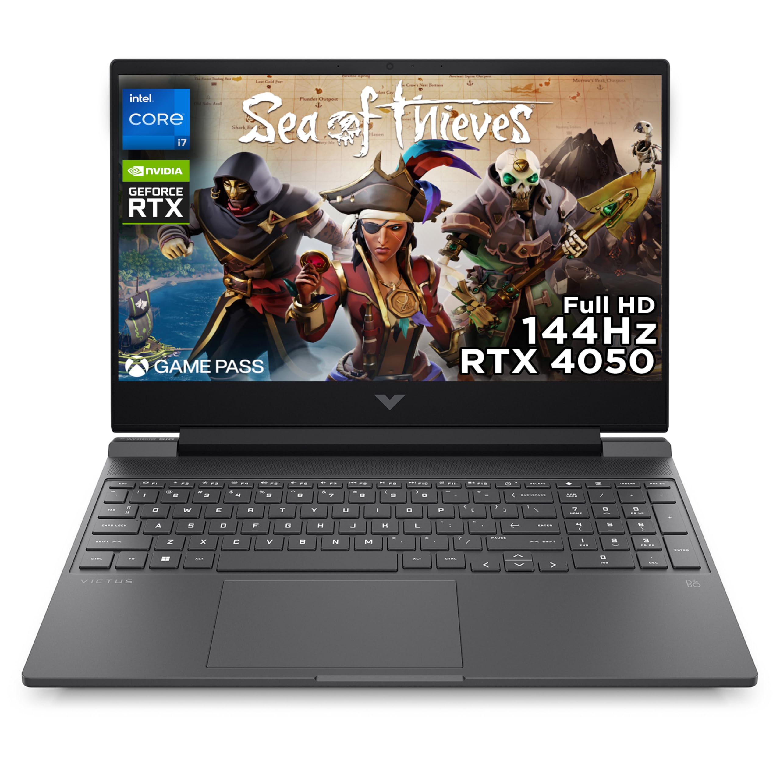 HP Victus 15.6" Gaming Laptop, AMD Ryzen 5-8645HS, 8 GB RAM, 512 GB SSD, NVIDIA GeForce RTX 2050 Graphics, FHD IPS Display, Up to 6 hrs 15 battery, Win 11, Mica Silver, 15-fb2002sa