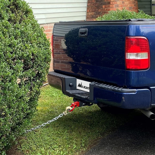 Nilight Shackle Hitch Receiver 2Inch 45000 LBs Breaking Strength 3/4" D Ring Shackle w/Trailer Hitch Pin Heavy Duty Solid Recovery Towing Kit for Trucks Jeeps Off Road,2 Years Warranty