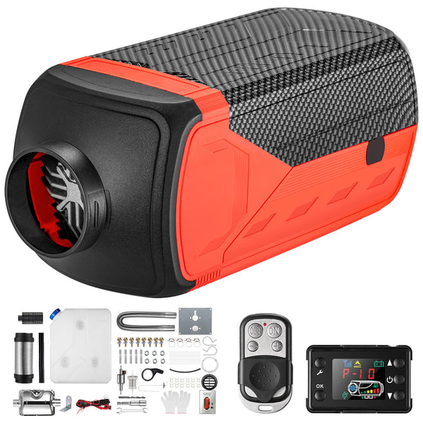 Redriver 8KW Diesel Heater 12V/24V Parking Fuel Heater, Night Air Heater with Premium Silencer, Upgrade Smart Remote Control For Truck, Boat, Car Trailer, Motorhomes, Campervans, Caravans