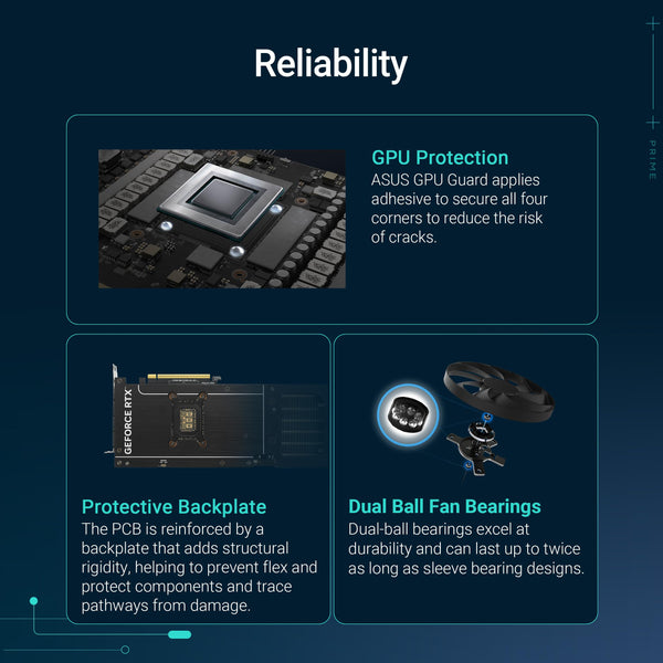 ROG Herculx Graphics Card Holder - Tool-free adjustable GPU support bracket, Spirit level, Solid zinc alloy, 72-128mm, Extensive compatibility, Aura Sync