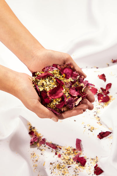 Flora & Bloom Biodegradable Confetti Kit (6 Litres, 48 Guests) | Pre Built Confetti Cones | Dried Confetti Petals | Wedding Confetti Kit | Pop Open