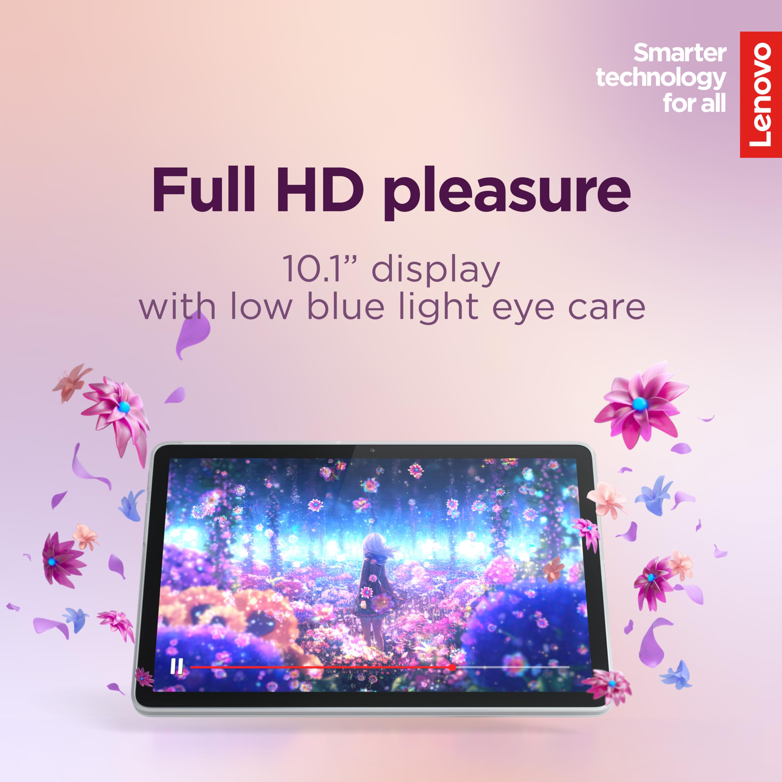 Lenovo Tab M9 Android tablet | 9-inch HD | 32GB | Clear Case + Film | WiFi | 3GB RAM | Arctic Grey | Designed for portable entertainment