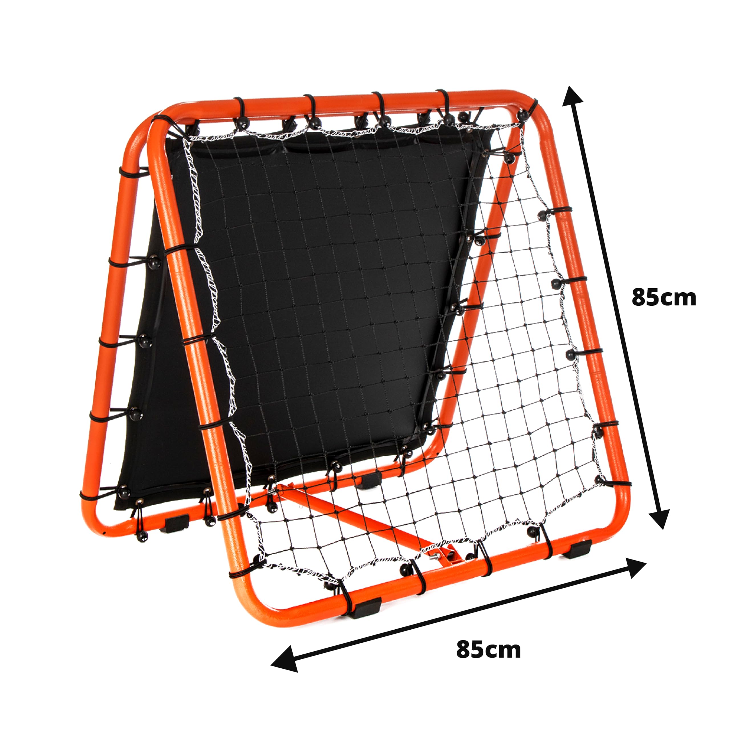 FLICK Dual Speed Rebounder - Soccer/Football Adjustable Double-Sided Rebounder - Soccer Training Equipment ? Portable Goalkeeper Precision Training